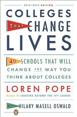 Colleges that Change Lives book cover